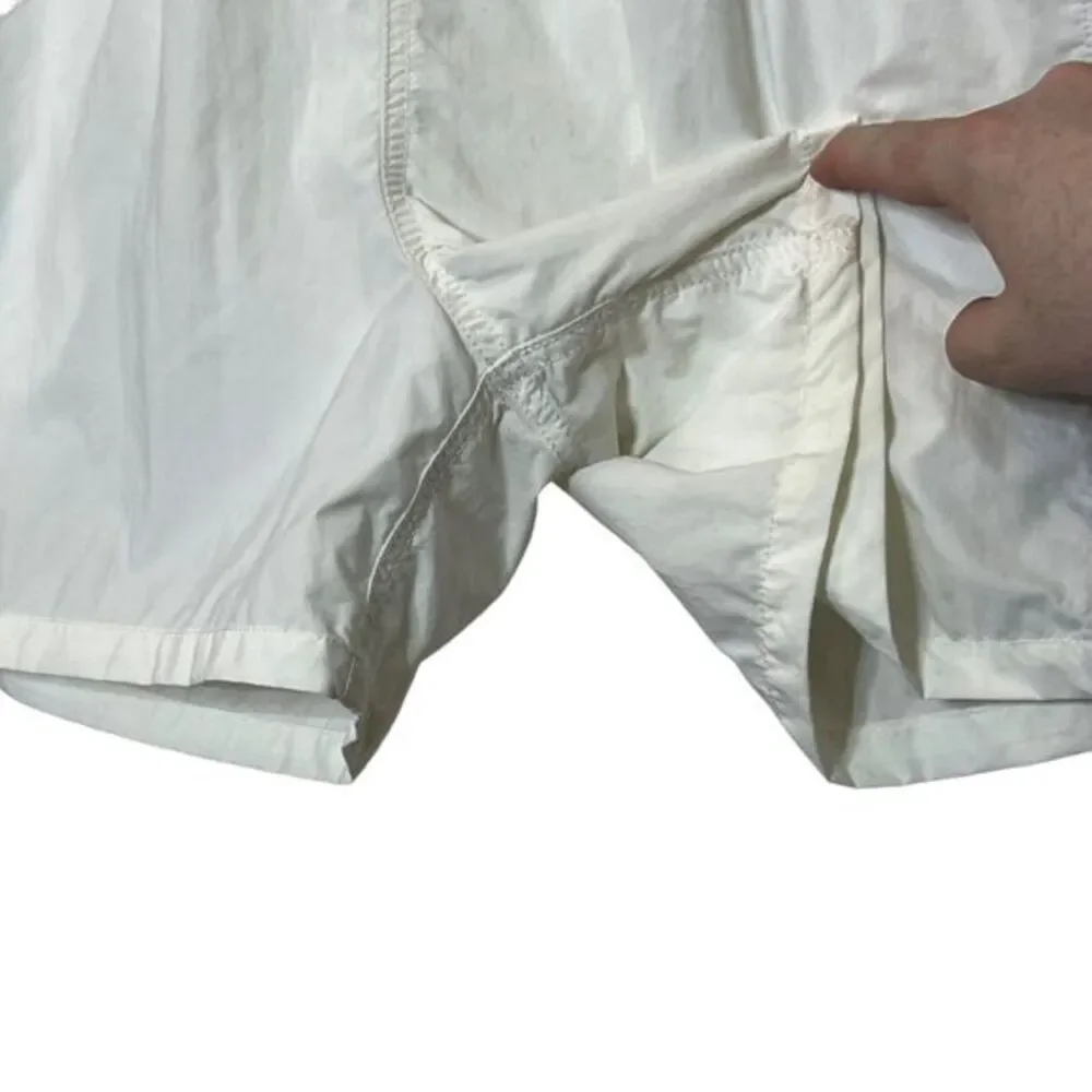 Solid & Striped Swim Shorts XL White‎ 5 Inseam Drawstring Lined Beach